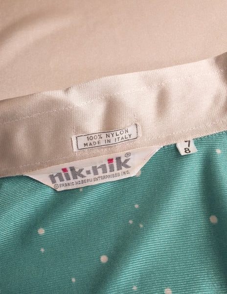 Nik Nik Vintage 1970s Multicolor Art Nouveau Nude Feast Floral Button Up Shirt