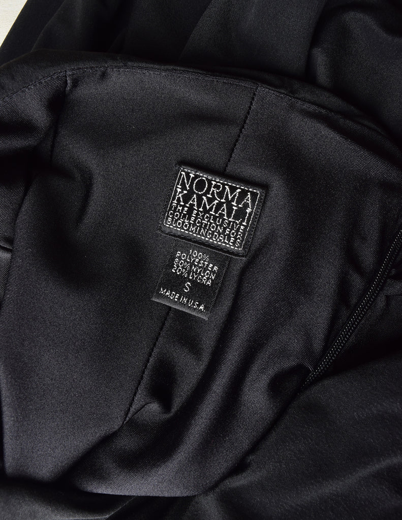 Norma Kamali Vintage Black Ultra High Waist Ruched Pants – Amarcord ...