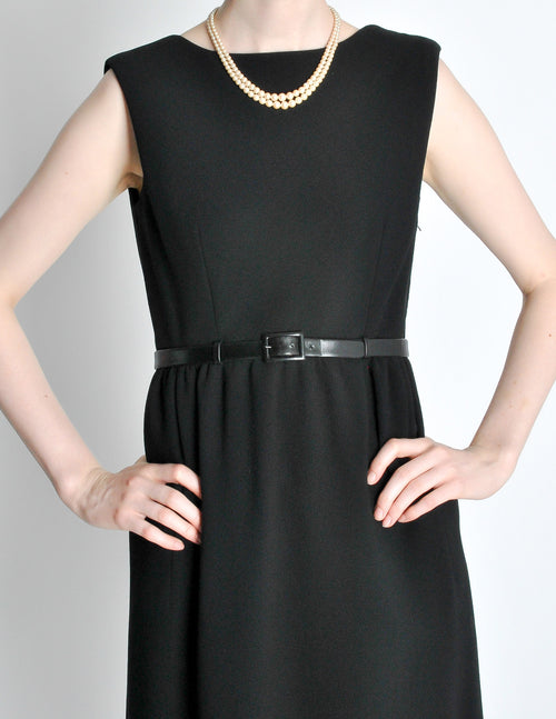 blue dress for baby girl 1960s MOD Little Black Dress with Crystal Buttons and 'Peplum' Skirt