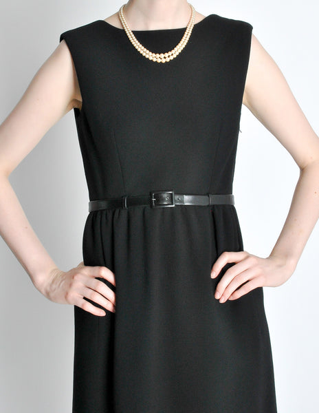 Norman Norell Vintage 1960s Little Black Dress