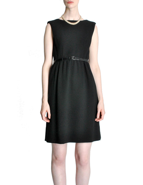 Norman Norell Vintage 1960s Little Black Dress
