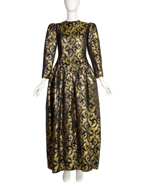 green emerald velvet dress Vintage 80s Gold Metallic Lamé Strapless Dress