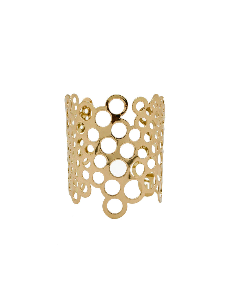 Cut out top cuff bracelet