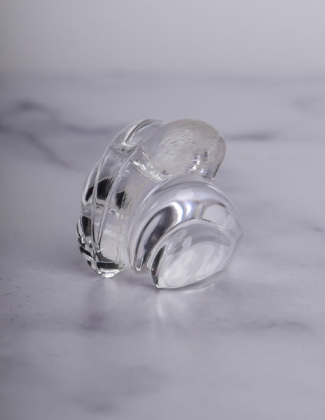Patricia von Musulin Vintage 'Clam Shell' Hand Carved Lucite Ring