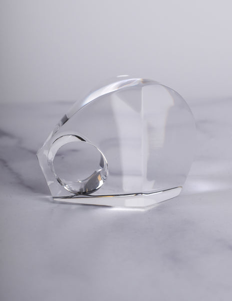 Patricia von Musulin Vintage Massive 'Overpass' Sculptural Architectural Lucite Cocktail Ring