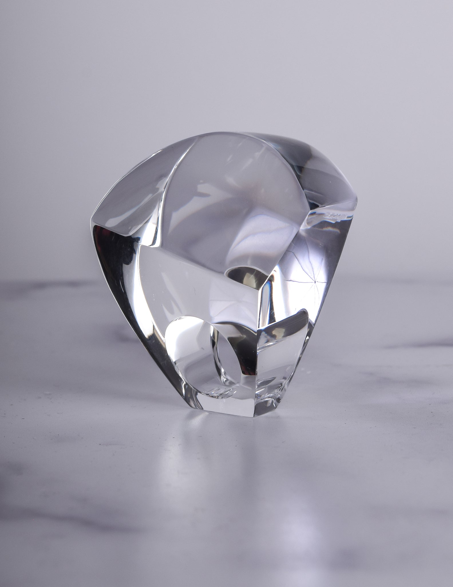 Patricia von Musulin Vintage Massive 'Overpass' Sculptural Architectural Lucite Cocktail Ring