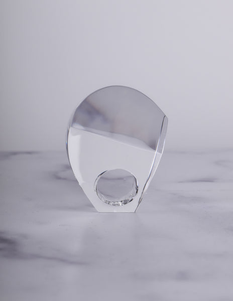 Patricia von Musulin Vintage Massive 'Overpass' Sculptural Architectural Lucite Cocktail Ring