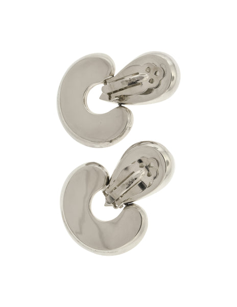 Patricia von Musulin Vintage Iconic 'Etruscan' Sterling Silver Door Knocker Earrings