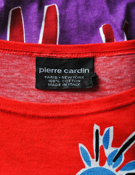 Pierre Cardin Vintage Graphic Tribal Scene Shirt