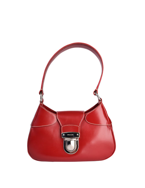 prada leather mini bag