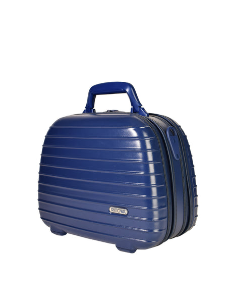 Rimowa Vintage Navy Blue Toiletry Essentials Carry On Travel Bag