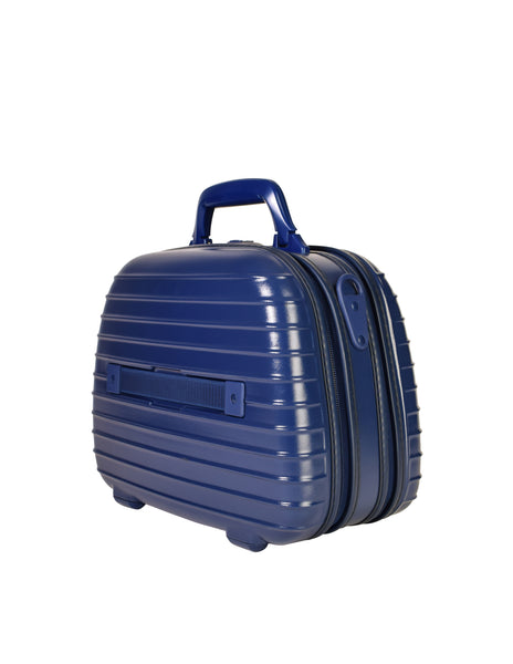 Rimowa Vintage Navy Blue Toiletry Essentials Carry On Travel Bag