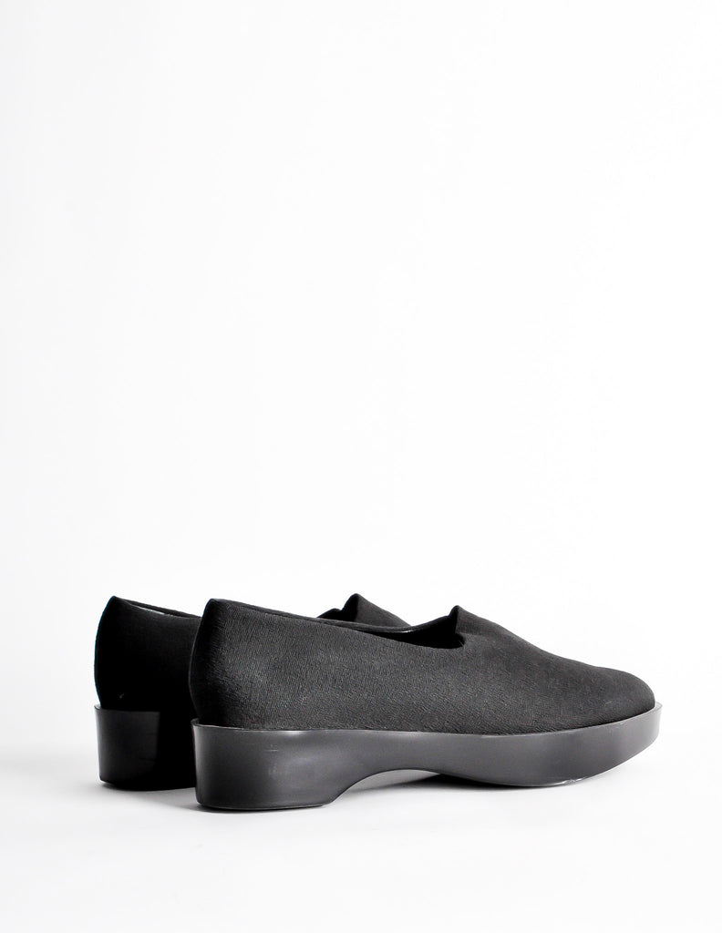 Robert Clergerie Vintage Black Stretch Platform Slip On
