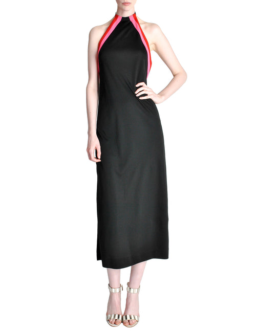 Rudi Gernreich Vintage Black Pink Red Halter Dress – Amarcord Vintage  Fashion