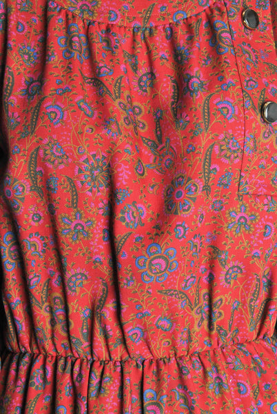 Saint Laurent Rive Gauche Vintage Floral Dress