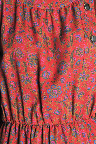 Saint Laurent Rive Gauche Vintage Floral Dress - Amarcord Vintage Fashion
 - 7