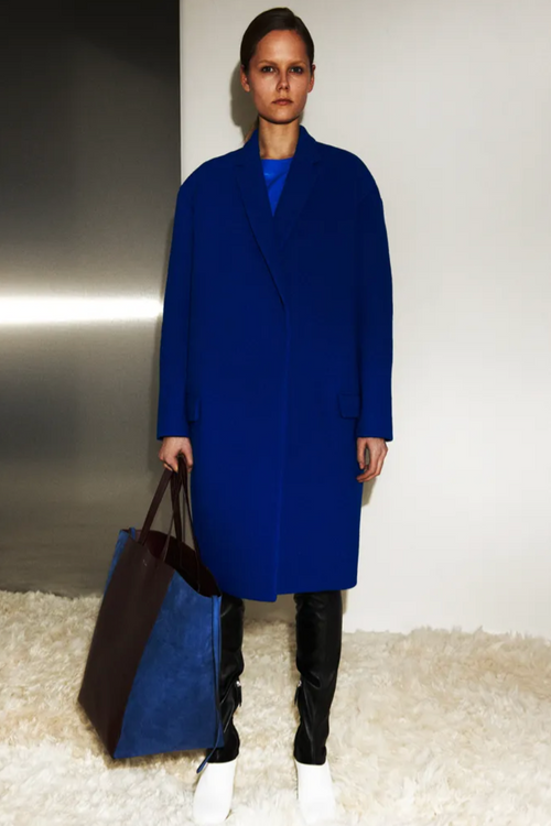 Celine by Phoebe Philo Pre-Fall 2012 Cobalt Blue Lambskin Leather