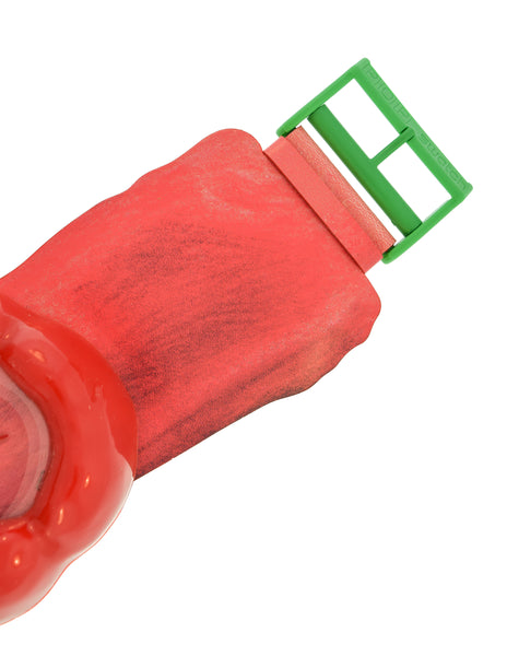 Swatch Vintage POP Alfred Hofkunst Red Chili Pepper Limited Edition Novelty Watch