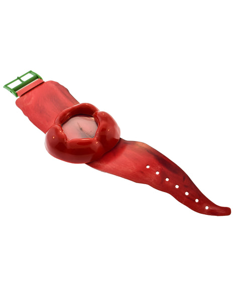 Swatch Vintage POP Alfred Hofkunst Red Chili Pepper Limited Edition Novelty Watch