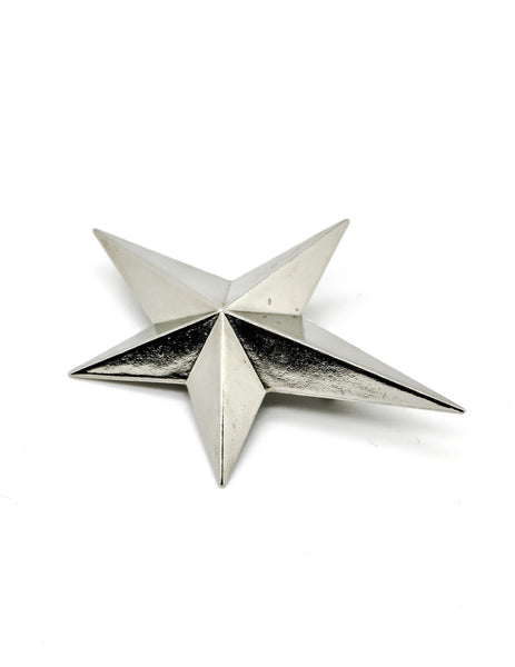Thierry Mugler Vintage Silver Star Brooch