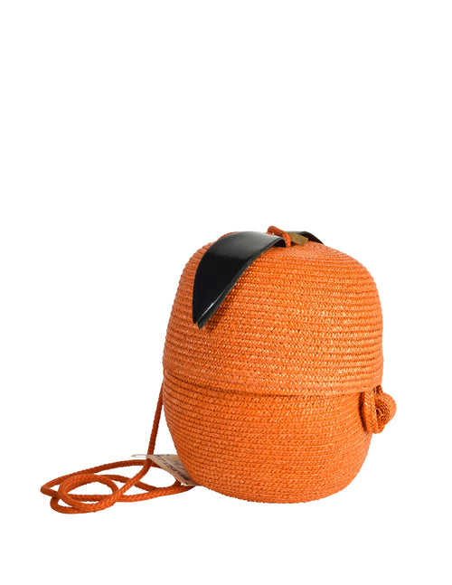 Buy Orange Running Stitch Solid Popsicle Shaped Bag by Style Junkiie Online  at Aza Fashions.
