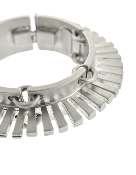 Ugo Correani Vintage 1980s Matte Silver Sprawling Ray Bracelet
