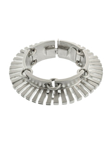Ugo Correani Vintage 1980s Matte Silver Sprawling Ray Bracelet
