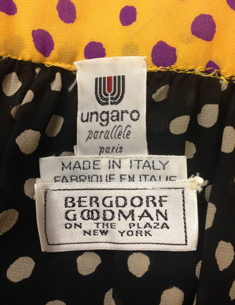 Ungaro Vintage Colorful Patterned Two Piece Set - Amarcord Vintage Fashion
 - 7