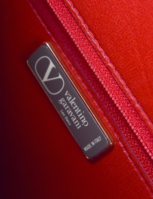 1980s Valentino Metallic Silver Tassel Crossbody Bag