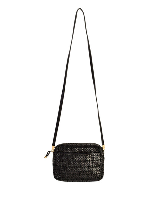 Valentino Vintage Black Woven Leather Crossbody Bag – Amarcord Vintage  Fashion