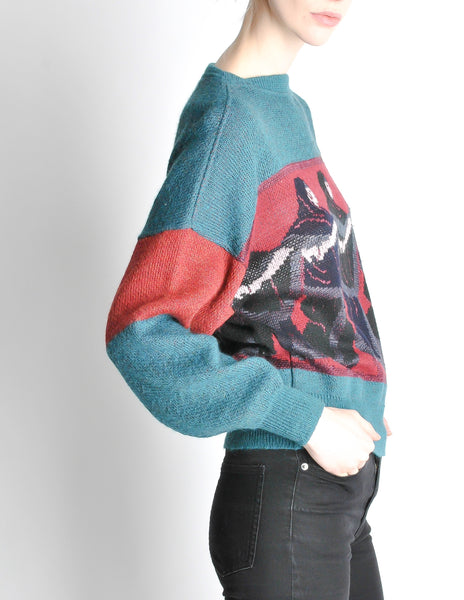 Versace Vintage 'Walk Like An Egyptian' Sweater