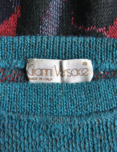 Versace Vintage 'Walk Like An Egyptian' Sweater