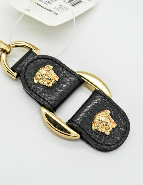 Versace Vintage Black and Gold Medusa Keyring – Amarcord