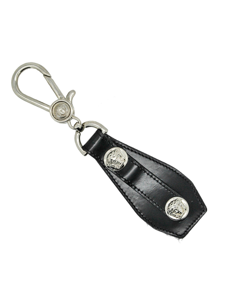Versace Vintage Black and Silver Medusa Keyring – Amarcord Vintage