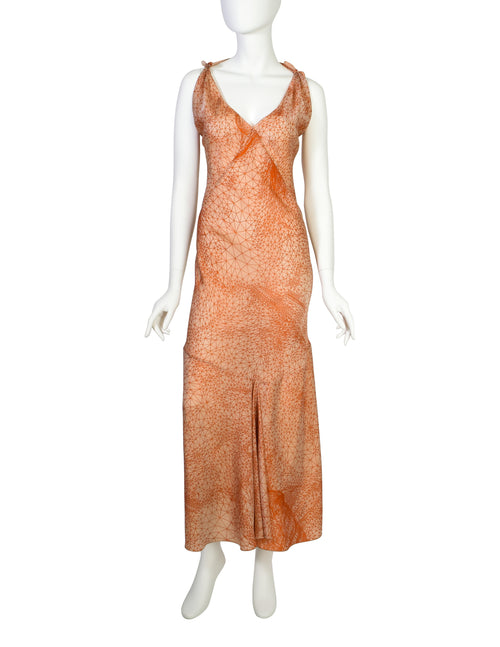 Jean Paul Gaultier Vintage 2001 Orange Optic Constellation Graphic