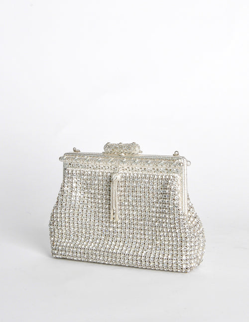 Vintage 60s Fine Crystal Clutch - Etsy