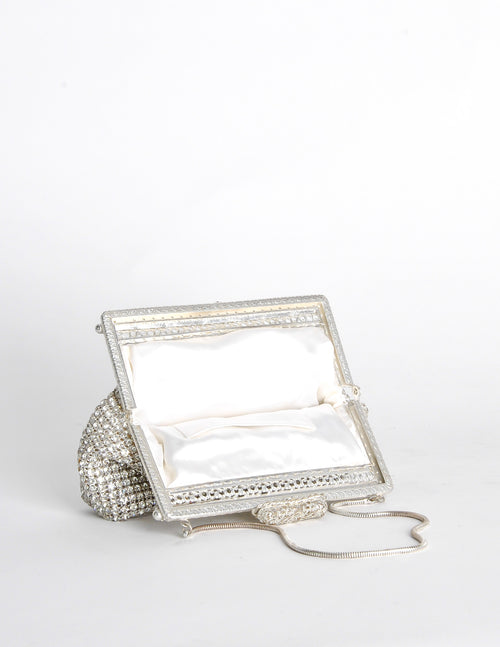 Vintage silver evening store bag