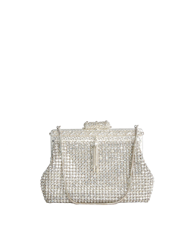 Women Rhinestone Handbags Shoulder Bag Tote Wallet Holder Wristlet Bag  Vintage Glitter Evening Pouch Leather Party Evening Purse