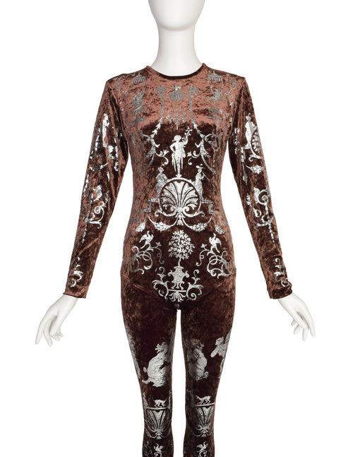 【Vivienne Westwood】　ブラウジングワンピース　ボタニカル Vivienne Westwood Vintage RARE AW 1990 Portrait Collection