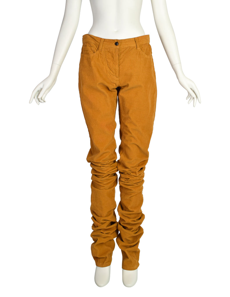 Vivienne Westwood Anglomania Vintage Ochre Corduroy Extra Long