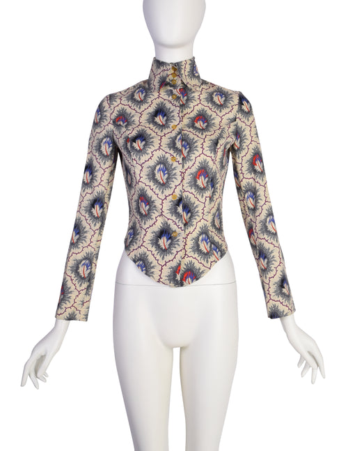 Vivienne Westwood Vintage AW 1994 'On Liberty' Feather Print