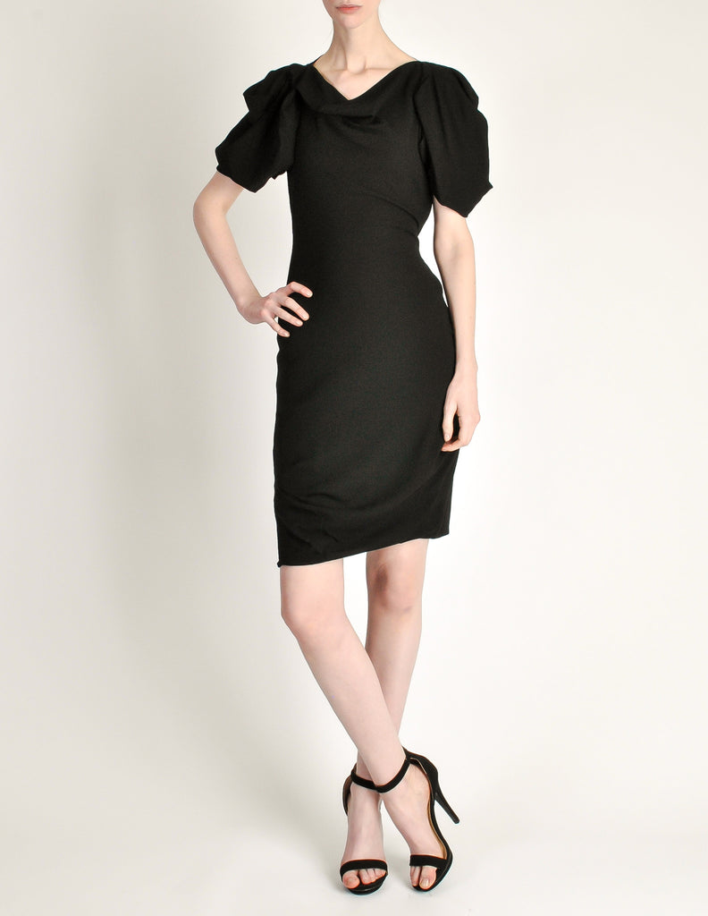 Vivienne Westwood Red Label Black Crepe Dress Amarcord Vintage Fashion Vivienne Westwood Red Label Black Crepe Dress Amarcord Vintage Fashion