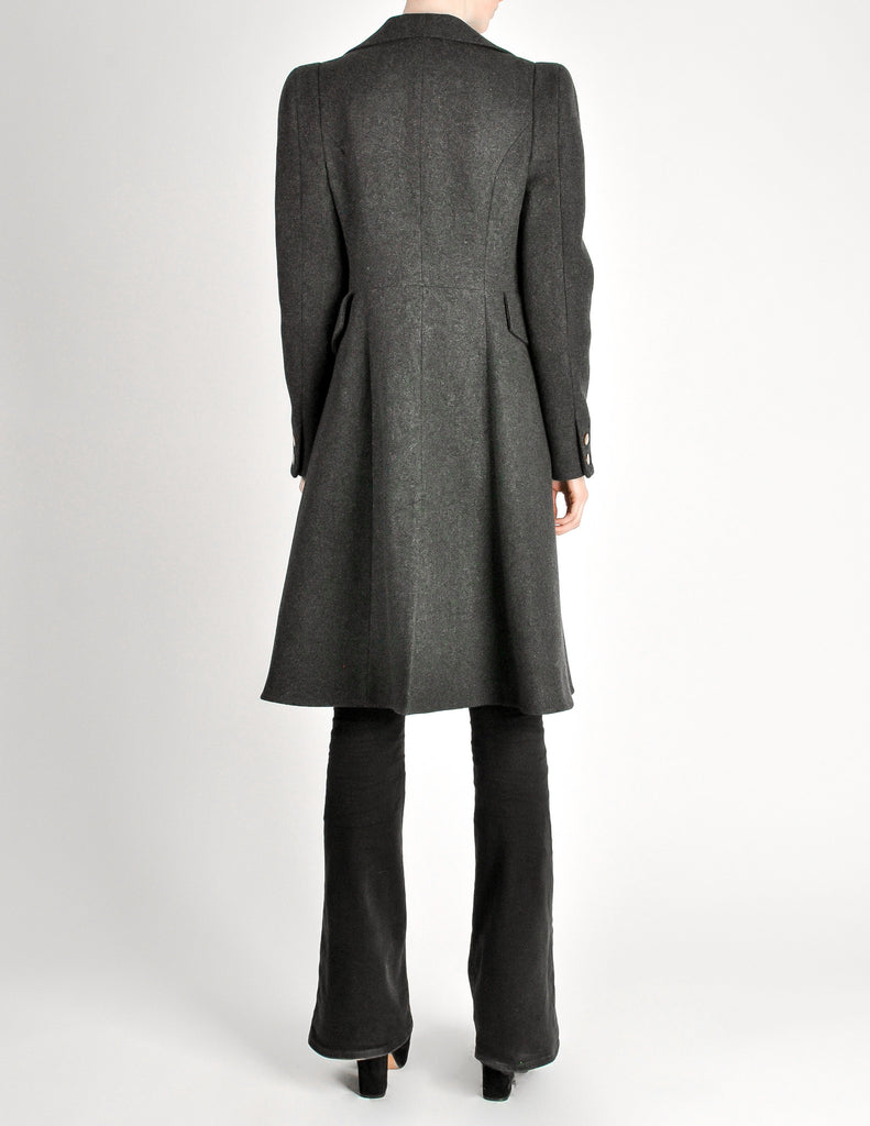 Vivienne Westwood Red Label Grey Felted Wool Coat – Amarcord Vivienne Westwood Red Label Grey Felted Wool Coat – Amarcord
