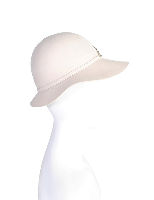 Frank Olive Vintage Embellished Hat – Amarcord Vintage Fashion display picture 2