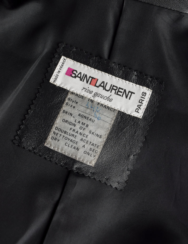 Luxury brands, Saint Laurent Teddy Jacket