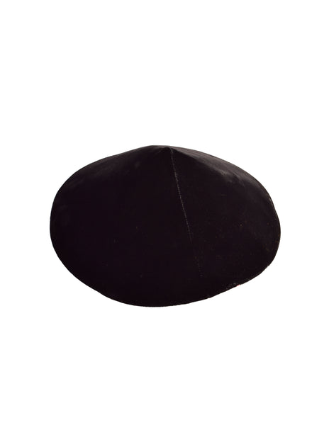 Yves Saint Laurent Vintage AW 1977 Chinese Collection Velvet Conical Hat