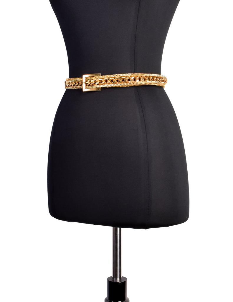 Saint laurent chain best sale belt