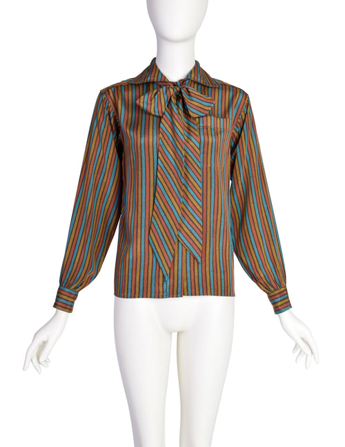 yves saint laurent dress shirt Vintage 'Yves Laurent' (YSL) Menswear Long Sleeve Button Up Red Chenuz Atelier The Cassandre shirt in poplin by Saint Laurent is a feminine piece from the Spring Men's Shirts Collection | Saint