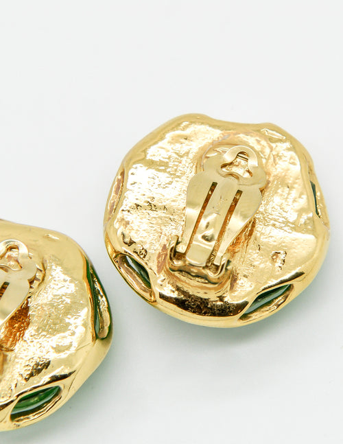 Ysl gold earrings on sale