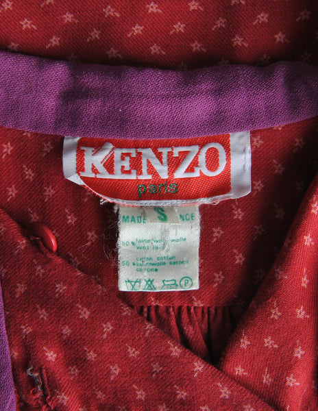 Kenzo Vintage Floral Print Long Sleeve Top